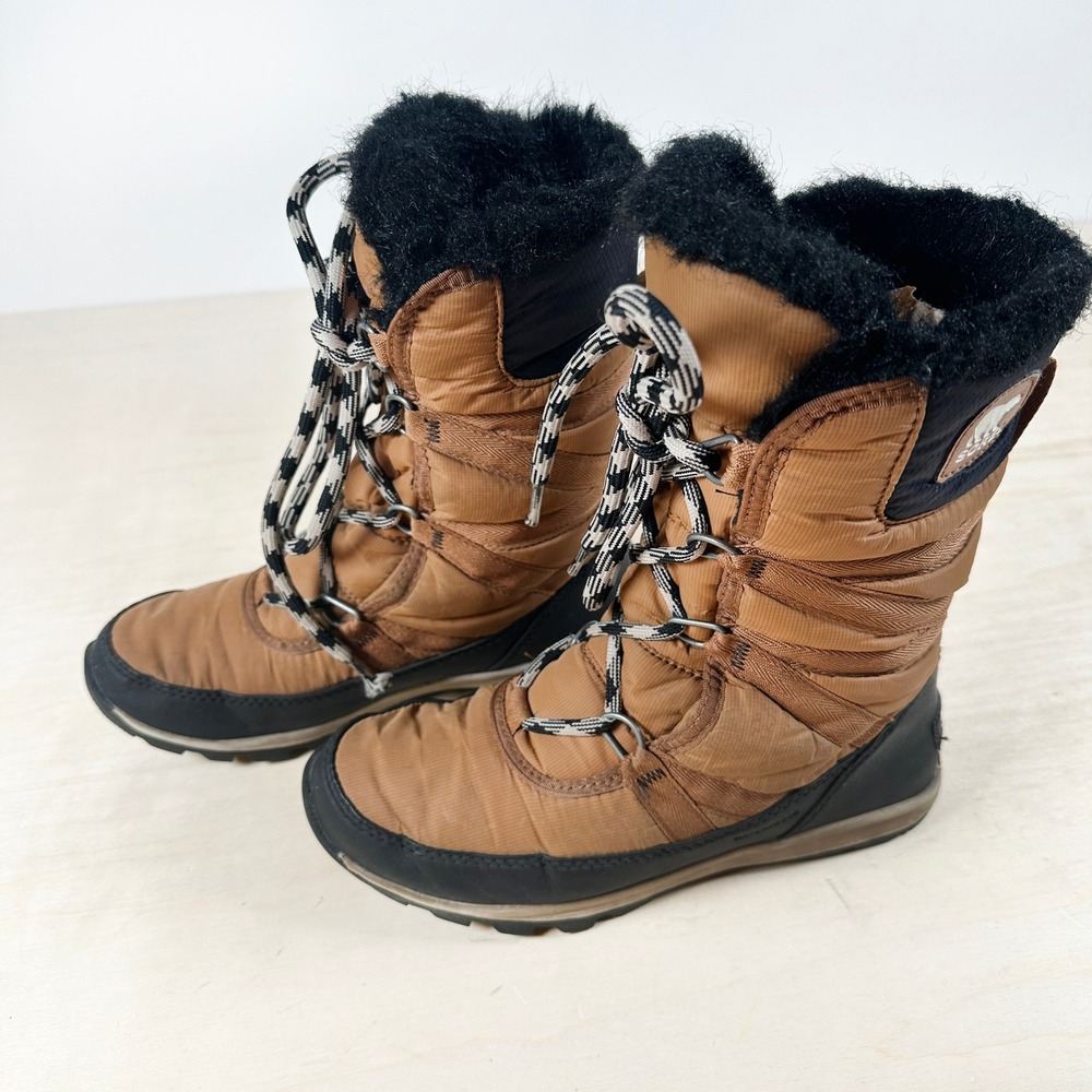 Sorel Lace-up boots NL3085-224 BrownWomens 5.5 Snow Cognac Lace